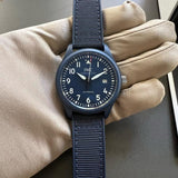 Buy Shop IWC Pilot’s Watch Automatic "Laureus Sport for Good" Edition Blue Dial Blue Nylon Strap Watch for Men - IW328101 USA Online