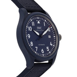 Buy Shop IWC Pilot’s Watch Automatic "Laureus Sport for Good" Edition Blue Dial Blue Nylon Strap Watch for Men - IW328101 USA Online