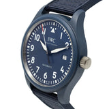 Buy Shop IWC Pilot’s Watch Automatic "Laureus Sport for Good" Edition Blue Dial Blue Nylon Strap Watch for Men - IW328101 USA Online