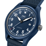 Buy Shop IWC Pilot’s Watch Automatic "Laureus Sport for Good" Edition Blue Dial Blue Nylon Strap Watch for Men - IW328101 USA Online