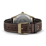 Buy Shop IWC Pilot's Watch Automatic Spitfire Green Dial Brown Leather Strap Watch for Men - IW326802 USA Online