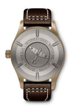 Buy Shop IWC Pilot's Watch Automatic Spitfire Green Dial Brown Leather Strap Watch for Men - IW326802 USA Online