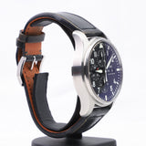 Buy Shop IWC Pilot's Watch Chronograph Black Dial Black Leather Strap Watch for Men - IW377709 USA Online