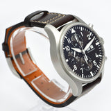 Buy Shop IWC Pilot's Watch Chronograph Edition Brown Dial Brown Leather Strap Watch for Men - IW377713 USA Online