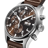 Buy Shop IWC Pilot's Watch Chronograph Edition Brown Dial Brown Leather Strap Watch for Men - IW377713 USA Online