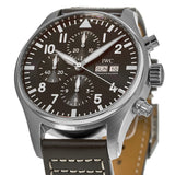 Buy Shop IWC Pilot's Watch Chronograph Edition Brown Dial Brown Leather Strap Watch for Men - IW377713 USA Online