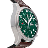 Buy Shop IWC Pilot's Watch Chronograph Edition Racing Green 43mm Green Dial Brown Leather Strap Watch for Men - IW377726 USA Online