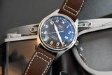 Buy Shop IWC Pilot's Watch Mark XVII Edition "Antoine De Saint Exupery" Brown Dial Brown Leather Strap Watch for Men - IW327003 USA Online