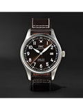 Buy Shop IWC Pilot's Watch Mark XVII Edition "Antoine De Saint Exupery" Brown Dial Brown Leather Strap Watch for Men - IW327003 USA Online