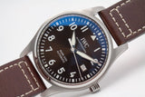 Buy Shop IWC Pilot's Watch Mark XVII Edition "Antoine De Saint Exupery" Brown Dial Brown Leather Strap Watch for Men - IW327003 USA Online