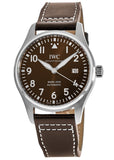 Buy Shop IWC Pilot's Watch Mark XVII Edition "Antoine De Saint Exupery" Brown Dial Brown Leather Strap Watch for Men - IW327003 USA Online