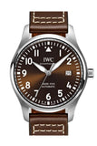 Buy Shop IWC Pilot's Watch Mark XVII Edition "Antoine De Saint Exupery" Brown Dial Brown Leather Strap Watch for Men - IW327003 USA Online