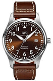 Buy Shop IWC Pilot's Watch Mark XVII Edition "Antoine De Saint Exupery" Brown Dial Brown Leather Strap Watch for Men - IW327003 USA Online