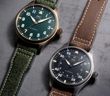 Buy Shop IWC Pilot's Watch Mark XVIII 40mm Black Dial Brown Leather Strap Watch for Men - IW327006 USA Online