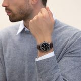Buy Shop IWC Pilot's Watch Mark XVIII 40mm Black Dial Brown Leather Strap Watch for Men - IW327006 USA Online