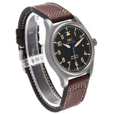Buy Shop IWC Pilot's Watch Mark XVIII 40mm Black Dial Brown Leather Strap Watch for Men - IW327006 USA Online