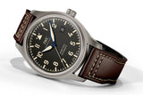 Buy Shop IWC Pilot's Watch Mark XVIII 40mm Black Dial Brown Leather Strap Watch for Men - IW327006 USA Online