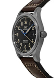 Buy Shop IWC Pilot's Watch Mark XVIII 40mm Black Dial Brown Leather Strap Watch for Men - IW327006 USA Online