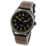 Buy Shop IWC Pilot's Watch Mark XVIII 40mm Black Dial Brown Leather Strap Watch for Men - IW327006 USA Online