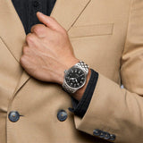 Buy Shop IWC Pilot’s Watch Mark XVIII Black Dial Silver Steel Strap Watch for Men - IW327015 USA Online