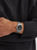Buy Shop IWC Pilot’s Watch Mark XVIII Black Dial Silver Steel Strap Watch for Men - IW327015 USA Online