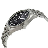 Buy Shop IWC Pilot’s Watch Mark XVIII Black Dial Silver Steel Strap Watch for Men - IW327015 USA Online