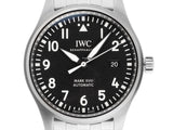 Buy Shop IWC Pilot’s Watch Mark XVIII Black Dial Silver Steel Strap Watch for Men - IW327015 USA Online
