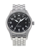 Buy Shop IWC Pilot’s Watch Mark XVIII Black Dial Silver Steel Strap Watch for Men - IW327015 USA Online