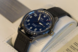 Buy Shop IWC Pilot’s Watch Mark XVIII Edition “Laureus Sport for Good Foundation" Blue Dial Black Nylon Strap Watch for Men - IW324703 USA Online