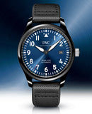 Buy Shop IWC Pilot’s Watch Mark XVIII Edition “Laureus Sport for Good Foundation" Blue Dial Black Nylon Strap Watch for Men - IW324703 USA Online