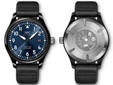 Buy Shop IWC Pilot’s Watch Mark XVIII Edition “Laureus Sport for Good Foundation" Blue Dial Black Nylon Strap Watch for Men - IW324703 USA Online
