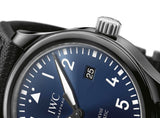 Buy Shop IWC Pilot’s Watch Mark XVIII Edition “Laureus Sport for Good Foundation" Blue Dial Black Nylon Strap Watch for Men - IW324703 USA Online