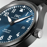 Buy Shop IWC Pilot’s Watch Mark XVIII Edition “Laureus Sport for Good Foundation" Blue Dial Black Nylon Strap Watch for Men - IW324703 USA Online