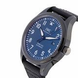 Buy Shop IWC Pilot’s Watch Mark XVIII Edition “Laureus Sport for Good Foundation" Blue Dial Black Nylon Strap Watch for Men - IW324703 USA Online