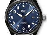 Buy Shop IWC Pilot’s Watch Mark XVIII Edition “Laureus Sport for Good Foundation" Blue Dial Black Nylon Strap Watch for Men - IW324703 USA Online