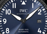 Buy Shop IWC Pilot’s Watch Mark XVIII Edition “Laureus Sport for Good Foundation" Blue Dial Black Nylon Strap Watch for Men - IW324703 USA Online