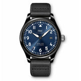 Buy Shop IWC Pilot’s Watch Mark XVIII Edition “Laureus Sport for Good Foundation" Blue Dial Black Nylon Strap Watch for Men - IW324703 USA Online