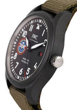 Buy Shop IWC Pilot’s Watch Mark XVIII Top Gun Edition “SFTI” Black Dial Green Nylon Strap Watch for Men - IW324712 USA Online