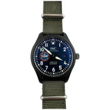 Buy Shop IWC Pilot’s Watch Mark XVIII Top Gun Edition “SFTI” Black Dial Green Nylon Strap Watch for Men - IW324712 USA Online