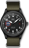 Buy Shop IWC Pilot’s Watch Mark XVIII Top Gun Edition “SFTI” Black Dial Green Nylon Strap Watch for Men - IW324712 USA Online