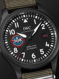 IWC Pilot’s Watch Mark XVIII Top Gun Edition “SFTI” Black Dial Green Nylon Strap Watch for Men - IW324712