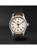 Buy Shop IWC Pilot's Watch Mark XVIII White Dial Black Leather Strap Watch for Men - IW327002 USA Online