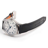 Buy Shop IWC Pilot's Watch Mark XVIII White Dial Black Leather Strap Watch for Men - IW327002 USA Online