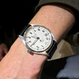Buy Shop IWC Pilot's Watch Mark XVIII White Dial Black Leather Strap Watch for Men - IW327002 USA Online