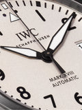Buy Shop IWC Pilot's Watch Mark XVIII White Dial Black Leather Strap Watch for Men - IW327002 USA Online