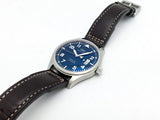 Buy Shop IWC Pilots Watch Mark XVII Edition Le Petit Prince Blue Dial Brown Leather Strap Watch for Men - IW326506 USA Online
