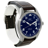 Buy Shop IWC Pilots Watch Mark XVII Edition Le Petit Prince Blue Dial Brown Leather Strap Watch for Men - IW326506 USA Online