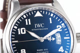 Buy Shop IWC Pilots Watch Mark XVII Edition Le Petit Prince Blue Dial Brown Leather Strap Watch for Men - IW326506 USA Online