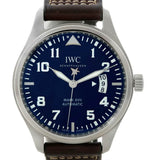 Buy Shop IWC Pilots Watch Mark XVII Edition Le Petit Prince Blue Dial Brown Leather Strap Watch for Men - IW326506 USA Online
