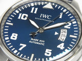Buy Shop IWC Pilots Watch Mark XVII Edition Le Petit Prince Blue Dial Brown Leather Strap Watch for Men - IW326506 USA Online